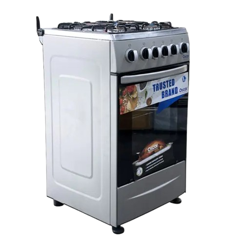 CUISINIERE A GAZ 4 FEUX ARGENT OSCAR 20  2307-0001-20ARG