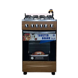 CUISINIERE A GAZ 4 FEUX ARGENT OSCAR 20  2307-0001-20ARG