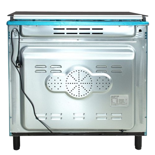 Cuisinière à Gaz 60 × 90 cm  - FIABTEC FT-F900-SS430 MATT – 5 Foyers – Four Complet – Allumage Automatique – 06 Mois de Garantie