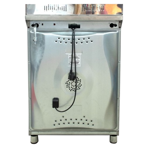 Cuisinière à Gaz -  Semi-Professionnelle -  SUPERFLAME -  SFK-606040G SP – 4 Brûleurs – 60 × 60 cm – Four à Gaz avec Grill & Rôtissoire – Inox – 06 Mois de Garantie