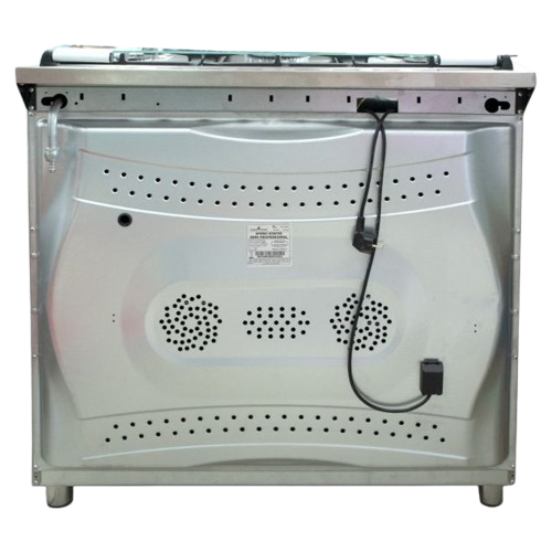 Cuisinière à gaz  - semi-professionnelle  - SUPERFLAME - SFKBC-90605G – 90 × 60 cm – 5 Brûleurs – Four à Gaz avec Grill & Rôtissoire – Inox – 06 Mois de Garantie