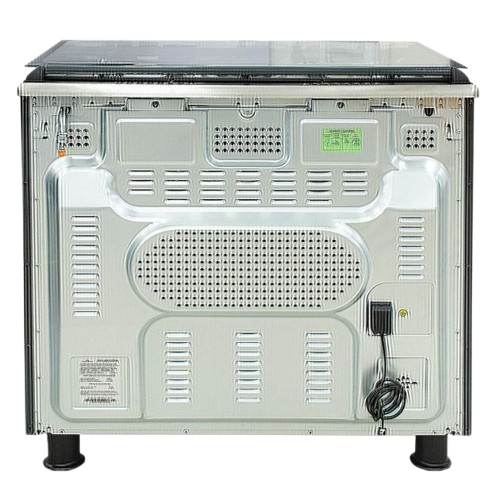 Cuisinière à Gaz -  SUPER FLAME -  SFKI-9502GBZA – 5 Feux – 60 x 90 cm – Grand Four – Panneau de Commande Numérique – Gris Foncé – 06 Mois de Garantie