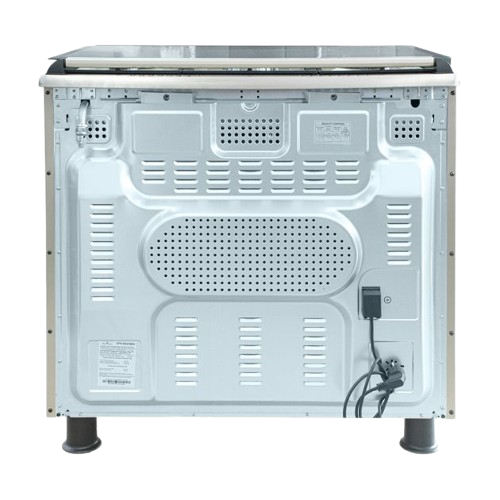 Cusinière - Super Flame  60X90 - 05 foyers -  Gris  -  Matt Full   - Option  Big Oven  – Acier Inoxydable – 06 Mois de Garantie