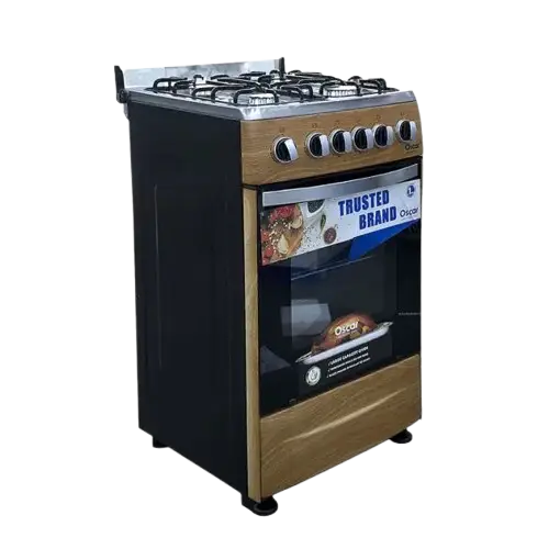 Cuisinière à gaz - Oscar 20 - 2307-0001-20WOO - 04 Feux - 06 Mois de Garantie