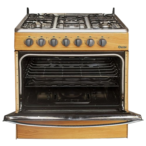 CUISINIERE A GAZ 5 FEUX WOOD OSCAR 30 - 2307-0003-30WOO