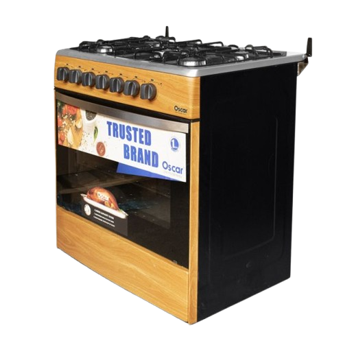 CUISINIERE A GAZ 5 FEUX WOOD OSCAR 30 - 2307-0003-30WOO