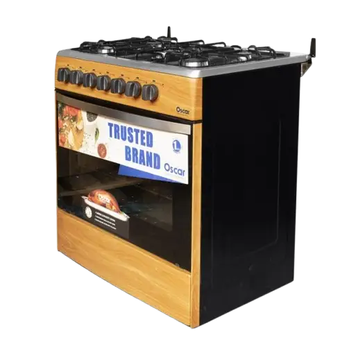 Cuisinière à Gaz - Oscar - 2307-0003-30WOO - 05 Feux - Garantie 06 Mois