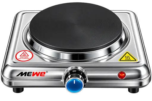 Plaque Chauffante Electrique - Mewe - MWKCA-ECS1502MT - Puissance Maximale 1500 W - Garantie 12 Mois