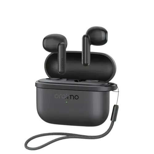 Écouteurs sans fil Oraimo -  SpaceBuds HAYATO – True Wireless Stereo (TWS) – Bluetooth 6.0 – Jusqu’à 50 h d’autonomie avec le boîtier – Mode Gaming à faible latence – Traduction IA  – Boîtier édition Free Fire – Garantie 12 mois