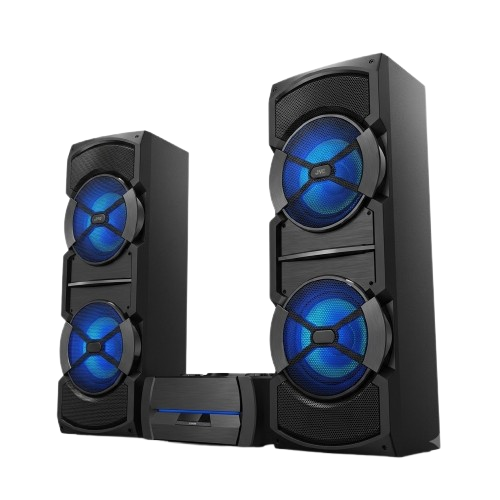 Home Cinéma -  Mewe - MWAUD-MHF1202 -  Système  Bluetooth 1600 W Double Haut-Parleur De Grave 8 Pouces Karaoke HDMI – Garantie 06 Mois