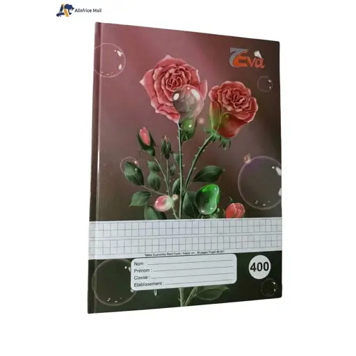 Paquets de 02 Cahiers EVA - Format A4 – 400 Pages – Pratique pour École et Bureau - plusieurs couleurs
