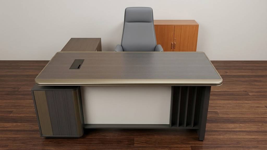 Table de bureau + retour TBYD308D16 – Bureau pratique et fonctionnel - Solution fonctionnelle pour le bureau ou le télétravail