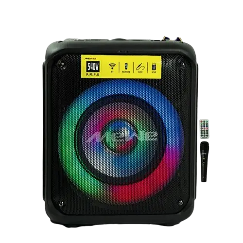  Enceinte De Fête Portable Rechargeable - Mewe  - MWAUD-PTS0803SG  - Bluetooth 60 W Avec Micro Et Radio Fm – Garantie 06 Mois