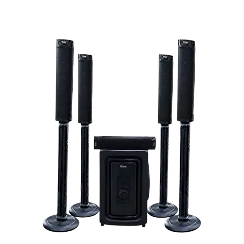 Speaker Multimedia - Oscar -  5.1 50W + 15W × 5CH Osc-916T (2 Colis) – Système Audio Home Cinéma – 06 Mois de Garantie