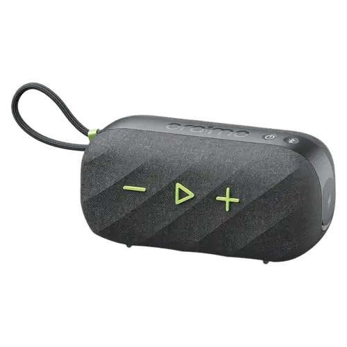 Enceinte Bluetooth portable Oraimo  - SpaceBox Active 25W – Son puissant – Basses renforcées – Égaliseur personnalisable – Radio FM – Résistance à l’eau IP55 – Noir – Garantie 12 mois