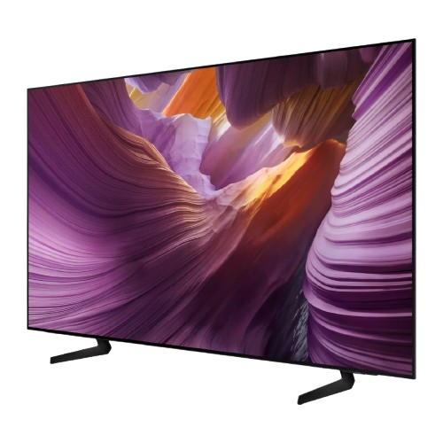 Télévision Smart  -  Samsung - QA55S85FAEXLY – OLED Premium 55 Pouces 4K UHD – Connectée – Noir Graphite – Télécommande Bluetooth – 12  Mois de Garantie