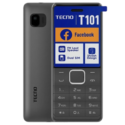 TECNO T101 – Téléphone Portable Dual SIM – Écran 1,77" – Caméra – Bluetooth – Radio FM – Batterie 1000 mAh – 06 Mois de garantie