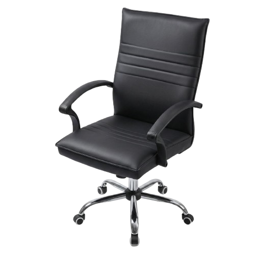 Fauteuil de direction haut à accoudoirs  - HB2510162 - 650 x 700 x 1120-1220 mm - siège de bureau professionnel - mobilier de bureau