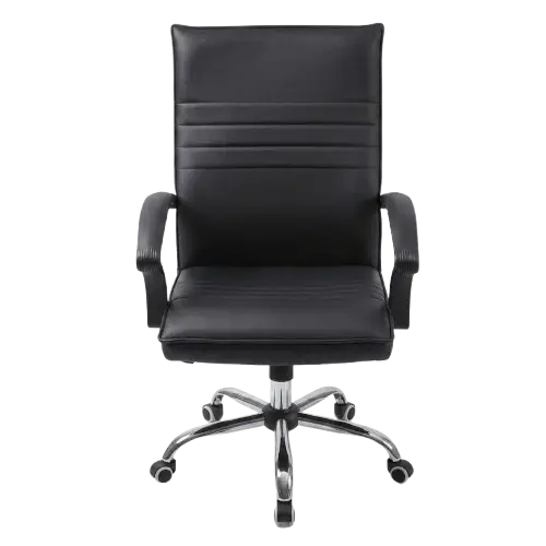 Fauteuil de direction haut à accoudoirs  - HB2510162 - 650 x 700 x 1120-1220 mm - siège de bureau professionnel - mobilier de bureau
