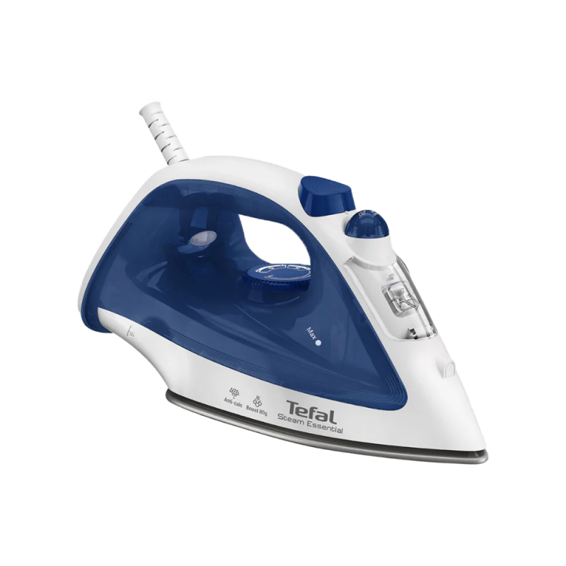 Fer à vapeur antiadhésif Steam Essentiel - TEFAL - FV1054LO - 1200 watts 