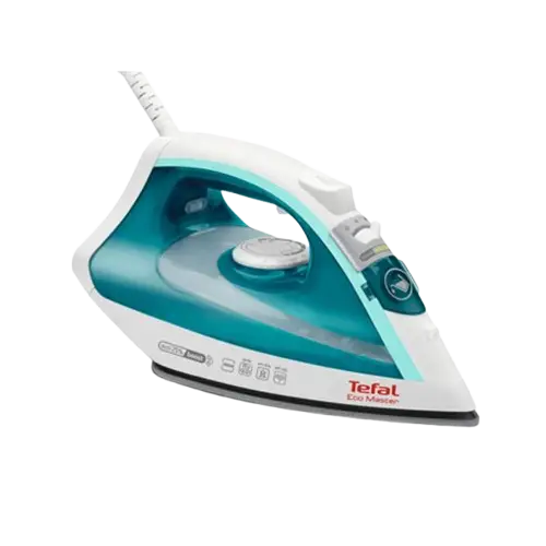 Fer à Repasser a Vapeur Avec Mode Economie D'énergie - Tefal  - Ecomaster - FV1721L0 - 1800W - Bleu/blanc  - 03 Mois de Garantie