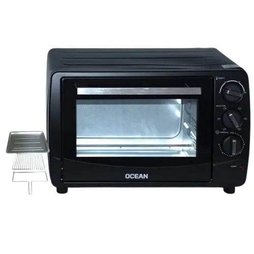 FOUR ÉLECTRIQUE OCEAN OCTO36LCR – 36 Litres – Gril & Rôtissoire – Minuterie 60 Minutes – Noir – Garantie 03 Mois