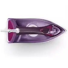 Fer à Repasser Vapeur - PHILIPS STEAM IRON 2600W DST3041/36  – Semelle Céramique Antiadhésive – Violet