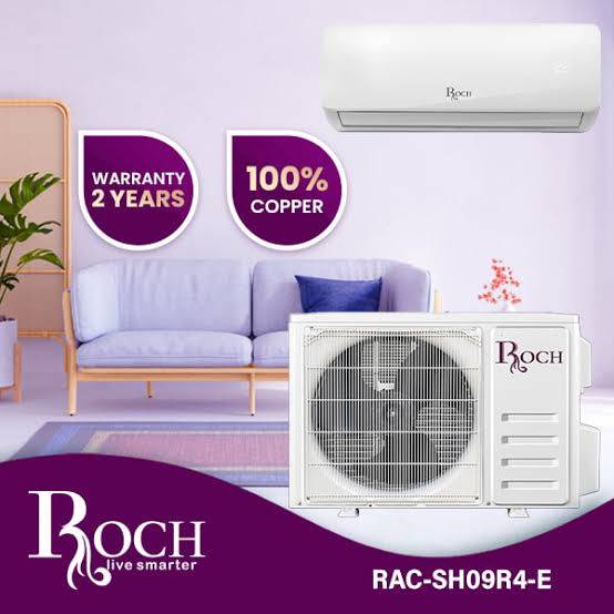 Climatiseur -  ROCH -  RAC-S09R4-E 1.25 CV – 9000 BTU – R410a – 06 mois
