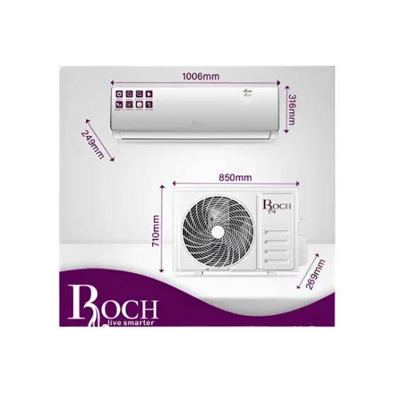 Climatiseur   - ROCH -  RAC-S12R4-E – Split 1.5 CV – 12 000 BTU – Gaz R410A – 220V – 06 Mois de garantie