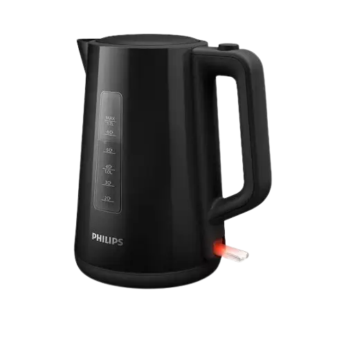 Bouilloire Électrique 1,7L Noir Mat - PHILIPS HD9314/91  – 2200W – Chauffe rapide – 03 Mois de garantie