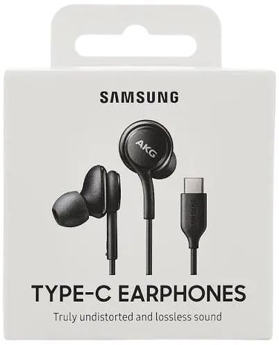 Écouteurs Filaire USB Type-C - Samsung - AKG TYPE-C Earphones  – Microphone Intégré – Son Haute Fidélité – Garantie 06 Mois
