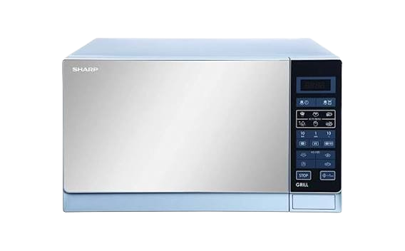 Micro-Ondes - SHARP -  Avec Gril R-75MT(S) – 25 Litres – 900W – Gril 1000W – Argent – 03Mois de Garantie