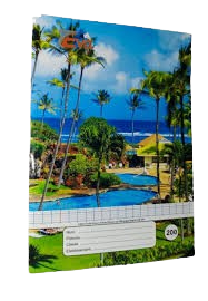 Paquets de 05 Cahiers 200 Pages -  TP Eva  – Format A5 - Couverture Résistante - plusieurs couleurs 