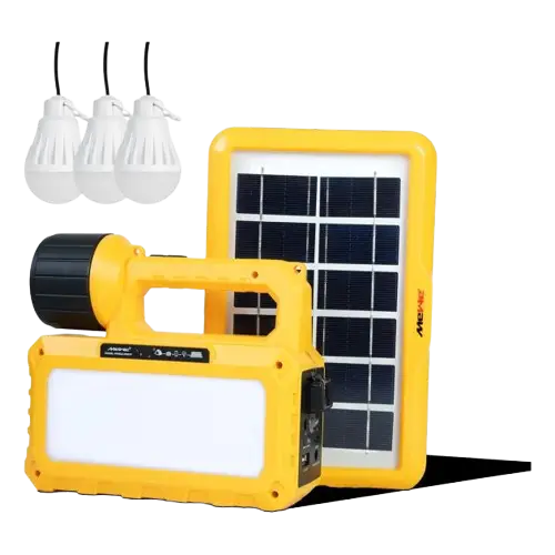 Kit Solaire Rechargeable - Mewe - MWSLK-MS09Y -  avec Haut-Parleur Bluetooth Et Panneau Solaire Inclus - Garantie 12 Mois