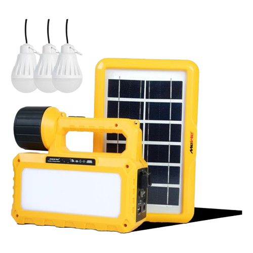 Kit Solaire Rechargeable - Mewe - MWSLK-MS09Y -  avec Haut-Parleur Bluetooth Et Panneau Solaire Inclus - Garantie 12 Mois