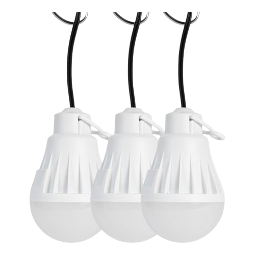 Kit solaire rechargeable - Mewe -  MWSLK-MS03Y  - avec 3 ampoules led, haut-parleur -  Bluetooth intégré - Garantie 12 mois