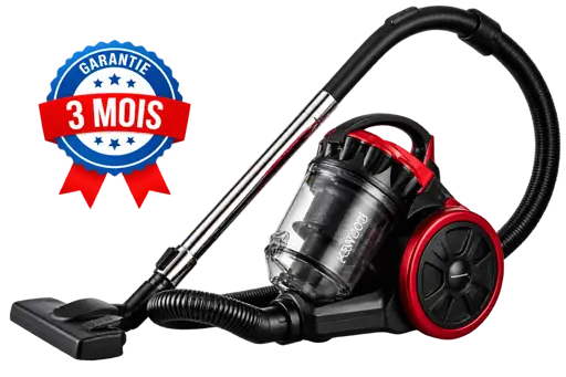 Aspirateur Kenwood VBP70.000BR – 2000 W – Noir & Rouge – Garantie 06 Mois