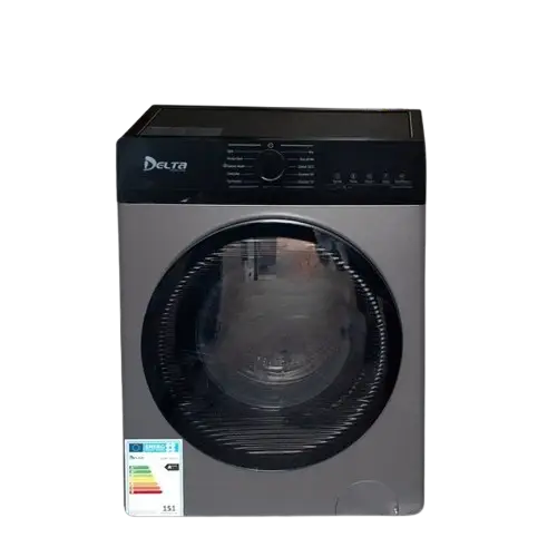 Machine À Laver Automatique - DELTA -  DL-WM-1208-B-J – 8 Kg – Charge Haut – Lavage Rapide & Économe – Garantie 06 Mois