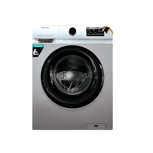 Machine à Laver Automatique - Hisense - WFVB7012 - hublot - 7 kg - gris - 06 Mois de Garantie