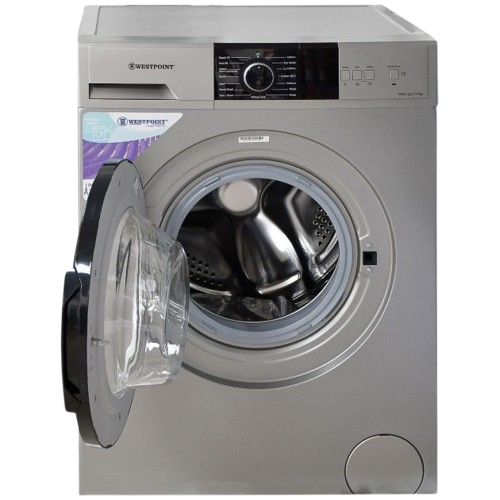 MACHINE À LAVER - WESTPOINT  WMI-1212320 – Lave-Linge Automatique Inverter 12KG – 1200 Tours/Min – Silver – Classe Énergétique A+++ – 06 Mois de garantie