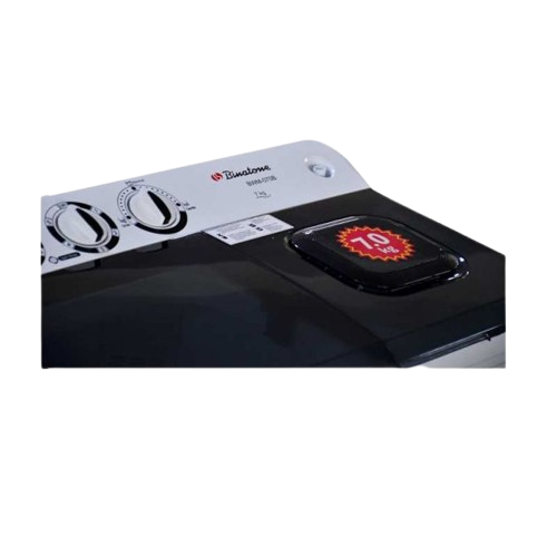 Machine à Laver Semi-Automatique – Binatone – BWM-070B- 7KG - Blanc - 6mois de garantie 