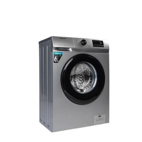 Machine à laver automatique - Hisense - WFVB6010MT – 6 kg – Simple et Efficace – Gris - Garantie 6 mois 