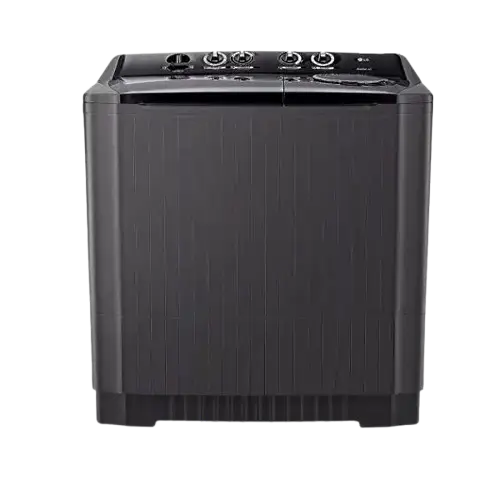 Machine À Laver - LG - P800R3AGNC – Semi-Automatique - Double Cuve Lavage & Essorage - 8 Kg – Commandes Rotatives Simples -Roller Jet 3D – Wind Jet Dry -Grantie de 12 Mois