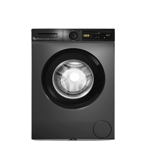 Machine à Laver Automatique - Roch -  RWM-80SI-H-(N) – 8Kg – Inverter – Gris – 12 Mois de Garantie