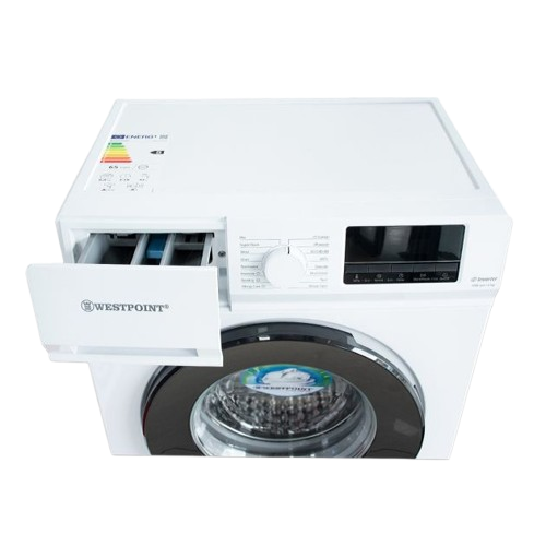 Machine à laver automatique WESTPOINT – 6KG – Moteur INVERTER – WMZ-612A25 – 1850W – Blanc – 06 Mois de garantie