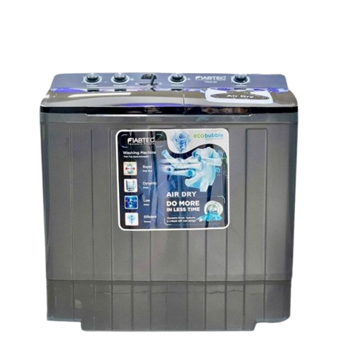 MACHINE À LAVER -  FIABTEC - FTSAG-1556 – Semi-Automatique 15KG – Double Cuve – Noir/Gris – 06 Mois de Garantie