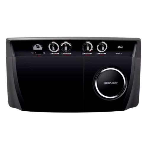  Machine à Laver Semi-Automatique  - LG -  P861WNT –18KG – Grande Capacité – Noir – 06 Mois de Garantie