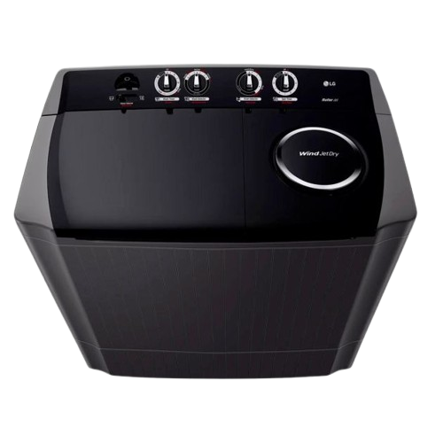  Machine à Laver Semi-Automatique  - LG -  P861WNT –18KG – Grande Capacité – Noir – 06 Mois de Garantie