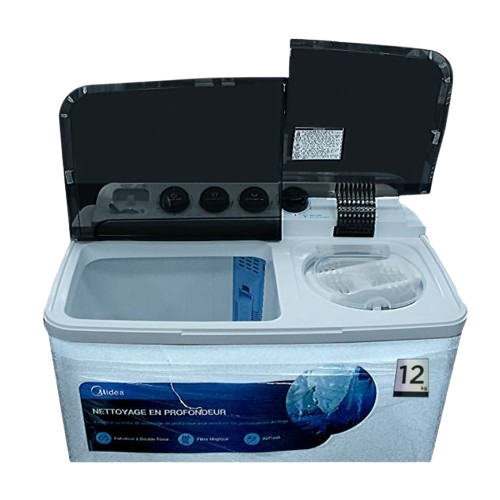 MIDEA - MACHINE A LAVER SEMI AUTOMATIQUE 12KG - MT100W120