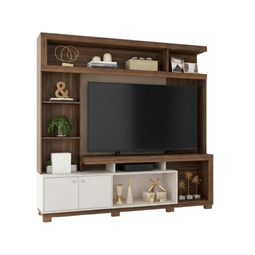 Meuble TV 70 pouces - Formosa - 8000400001-392 - 2100 mm de largeur - 2072 mm de hauteur - 443 mm de profondeur - 66,49 kg - meuble pour grand écran et salon